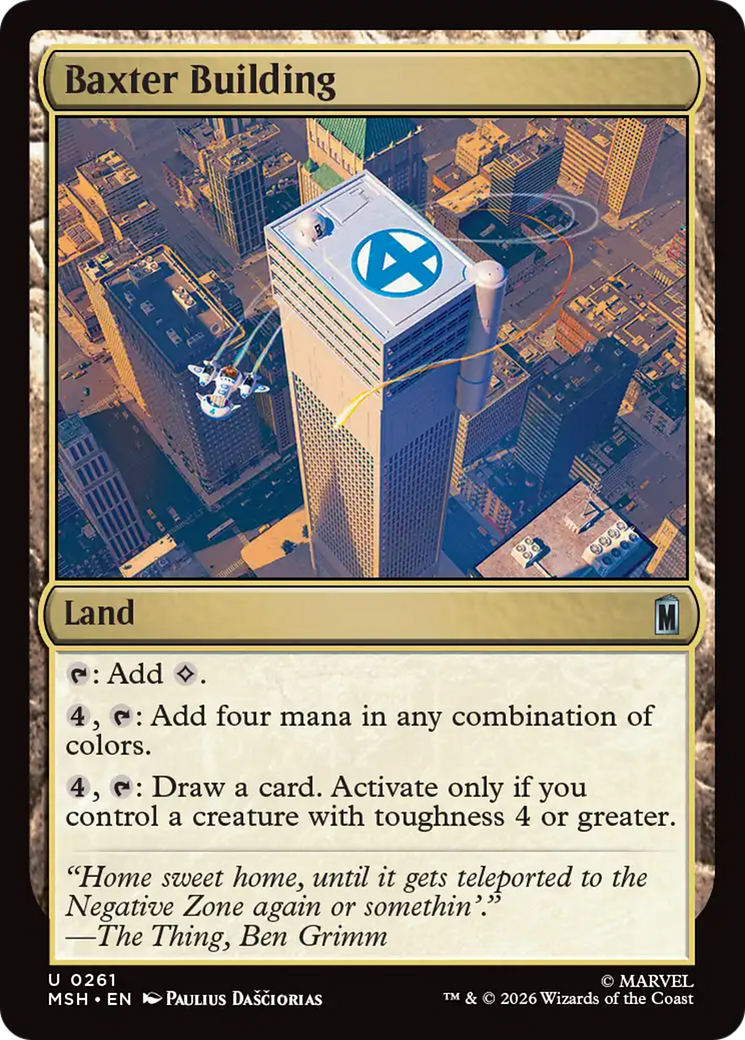 Baxter Building [Marvel Super Heroes] | Jack's On Queen