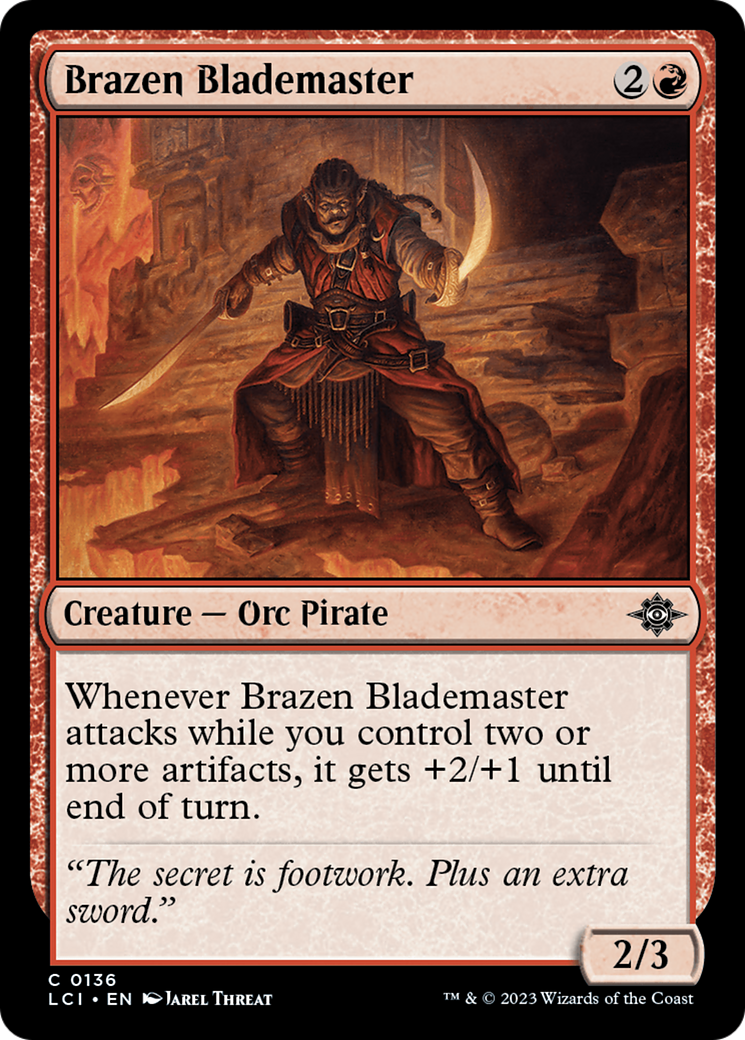 Brazen Blademaster [The Lost Caverns of Ixalan] | Jack's On Queen