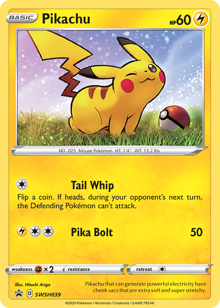 Pikachu (SWSH039) [Sword & Shield: Black Star Promos] | Jack's On Queen