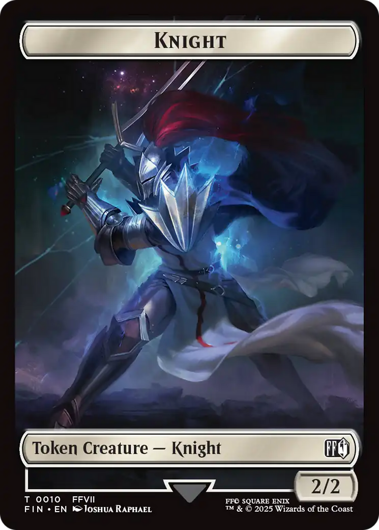 Hero (0003) // Knight Double-Sided Token [FINAL FANTASY Tokens] | Jack's On Queen