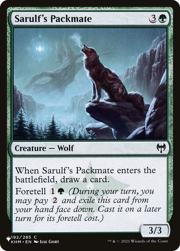 Sarulf's Packmate [The List Reprints] | Jack's On Queen