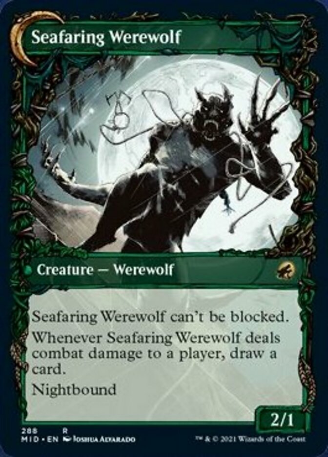 Suspicious Stowaway // Seafaring Werewolf (Showcase Equinox) [Innistrad: Midnight Hunt] | Jack's On Queen