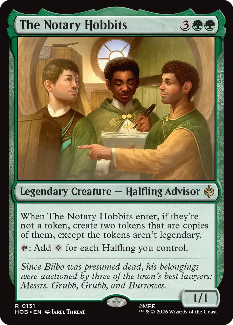 The Notary Hobbits [The Hobbit] | Jack's On Queen
