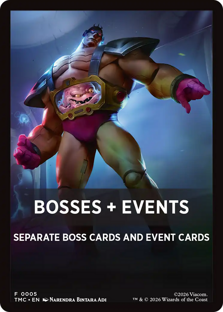 Bosses + Events [Teenage Mutant Ninja Turtles Commander Tokens] | Jack's On Queen