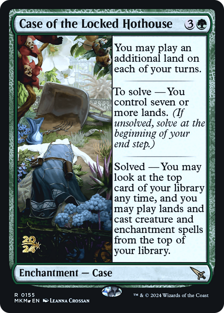 Case of the Locked Hothouse [Murders at Karlov Manor Prerelease Promos] | Jack's On Queen