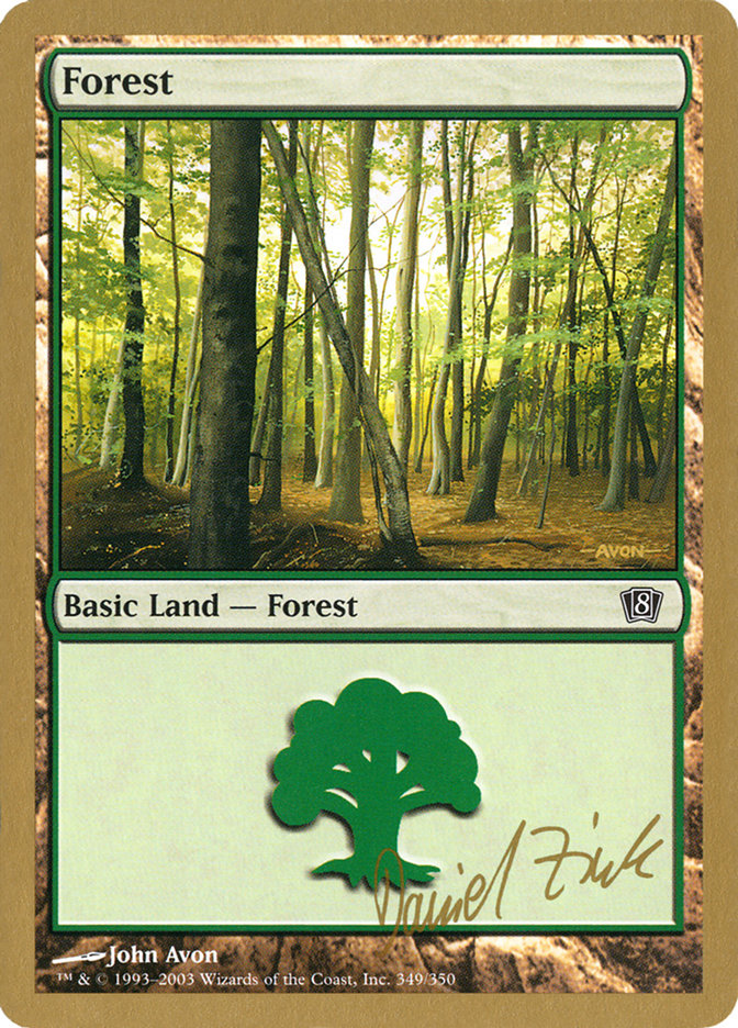 Forest (dz349) (Daniel Zink) [World Championship Decks 2003] | Jack's On Queen