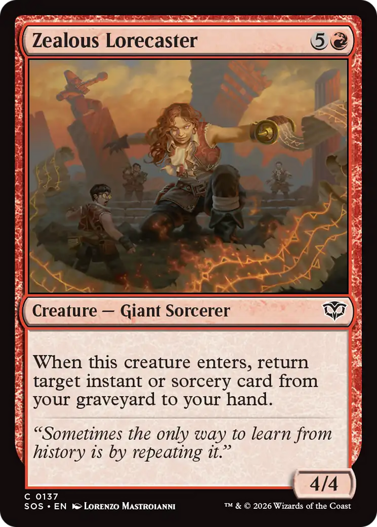 Zealous Lorecaster [Secrets of Strixhaven] | Jack's On Queen