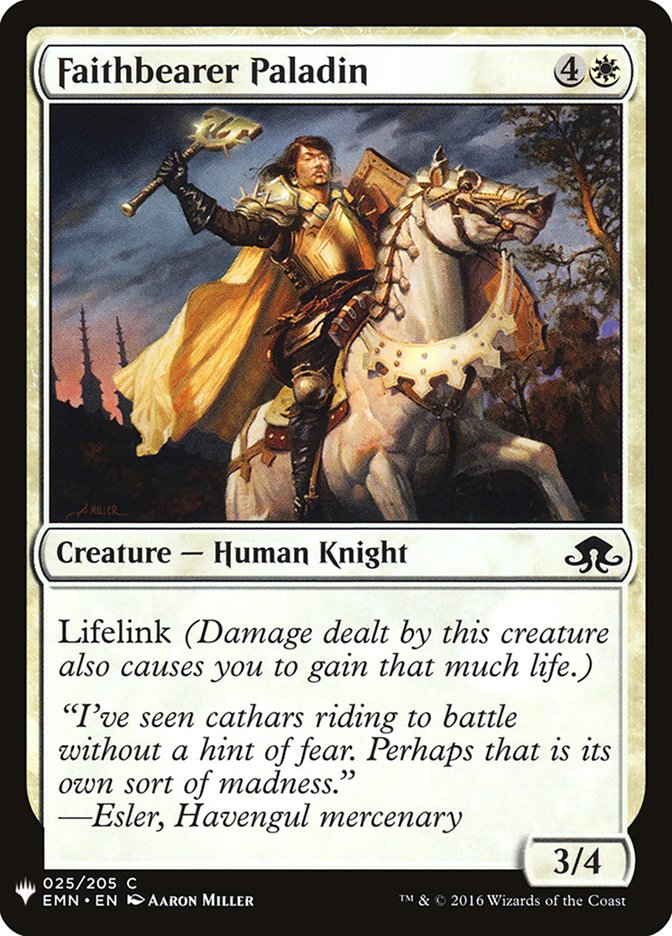 Faithbearer Paladin [Mystery Booster] | Jack's On Queen
