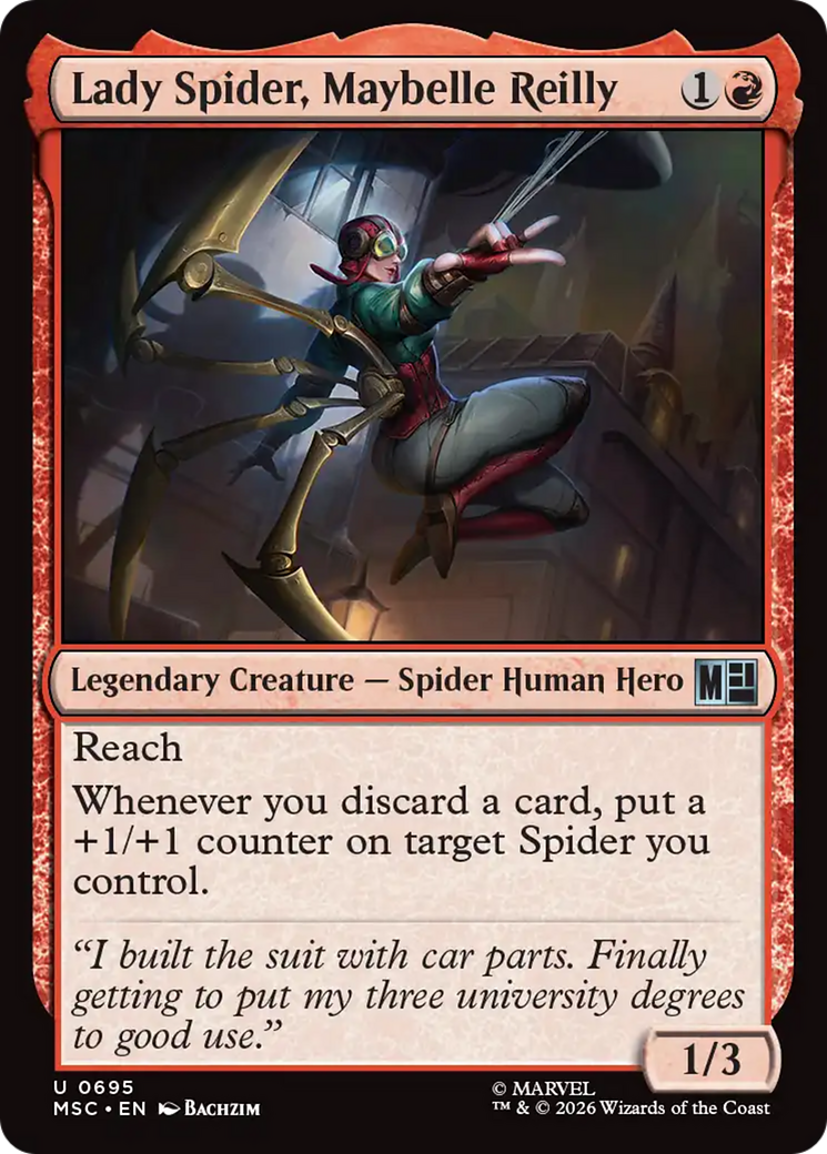 Lady Spider, Maybelle Reilly [Marvel Super Heroes Commander] | Jack's On Queen