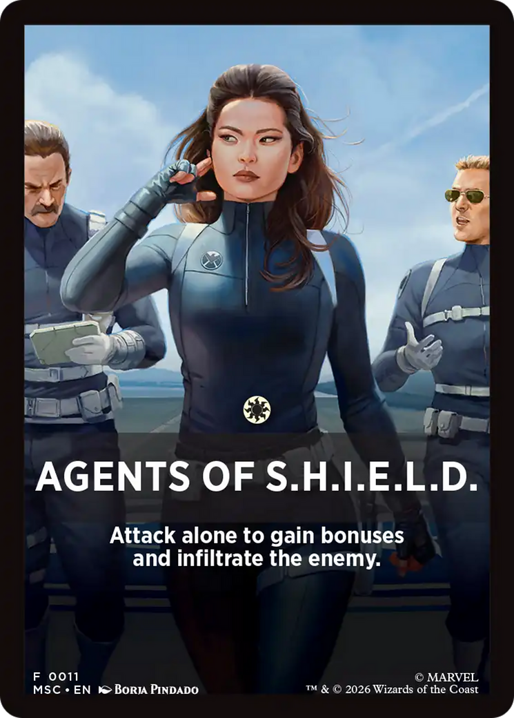 Agents of S.H.I.E.L.D. Theme Card [Marvel Super Heroes Commander] | Jack's On Queen