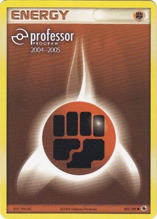 Fighting Energy (105/109) (2004 2005) [Professor Program Promos] | Jack's On Queen