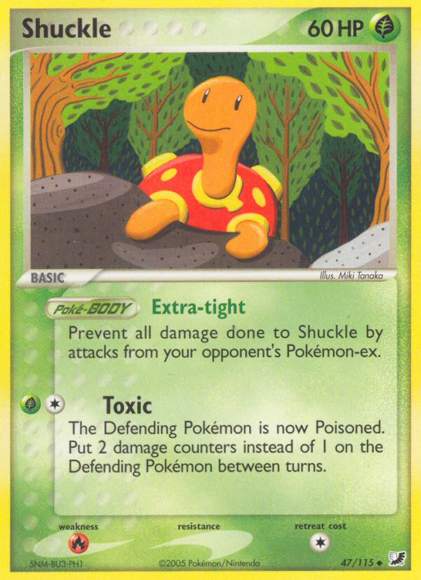 Shuckle (47/115) [EX: Unseen Forces] | Jack's On Queen