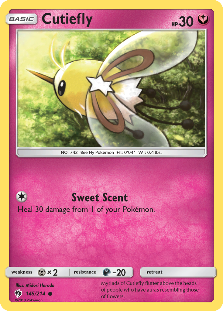 Cutiefly (145/214) [Sun & Moon: Lost Thunder] | Jack's On Queen