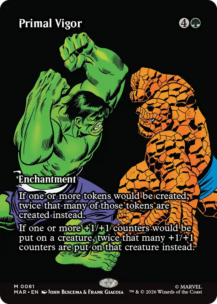 Primal Vigor (Borderless) [Marvel Universe: Eternal-Legal] | Jack's On Queen