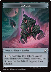 Robot // Lander (0006) Double-Sided Token [Edge of Eternities Tokens] | Jack's On Queen