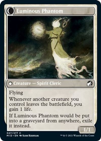 Lunarch Veteran // Luminous Phantom [Innistrad: Midnight Hunt] | Jack's On Queen