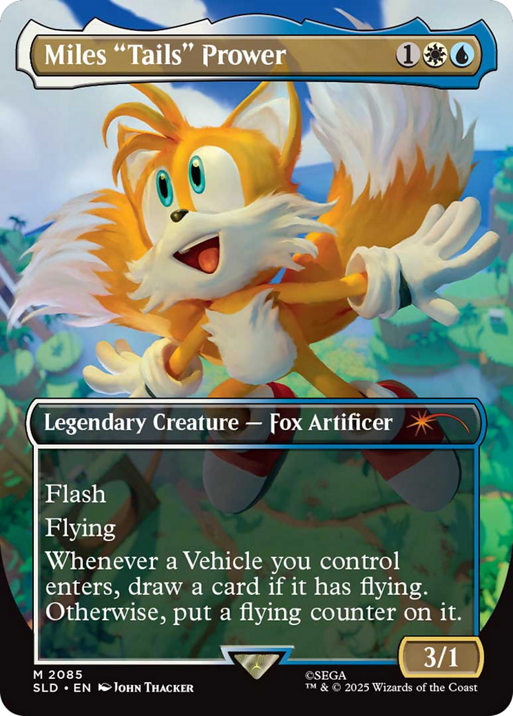 Miles "Tails" Prower (Rainbow Foil) [Secret Lair Drop Series] | Jack's On Queen