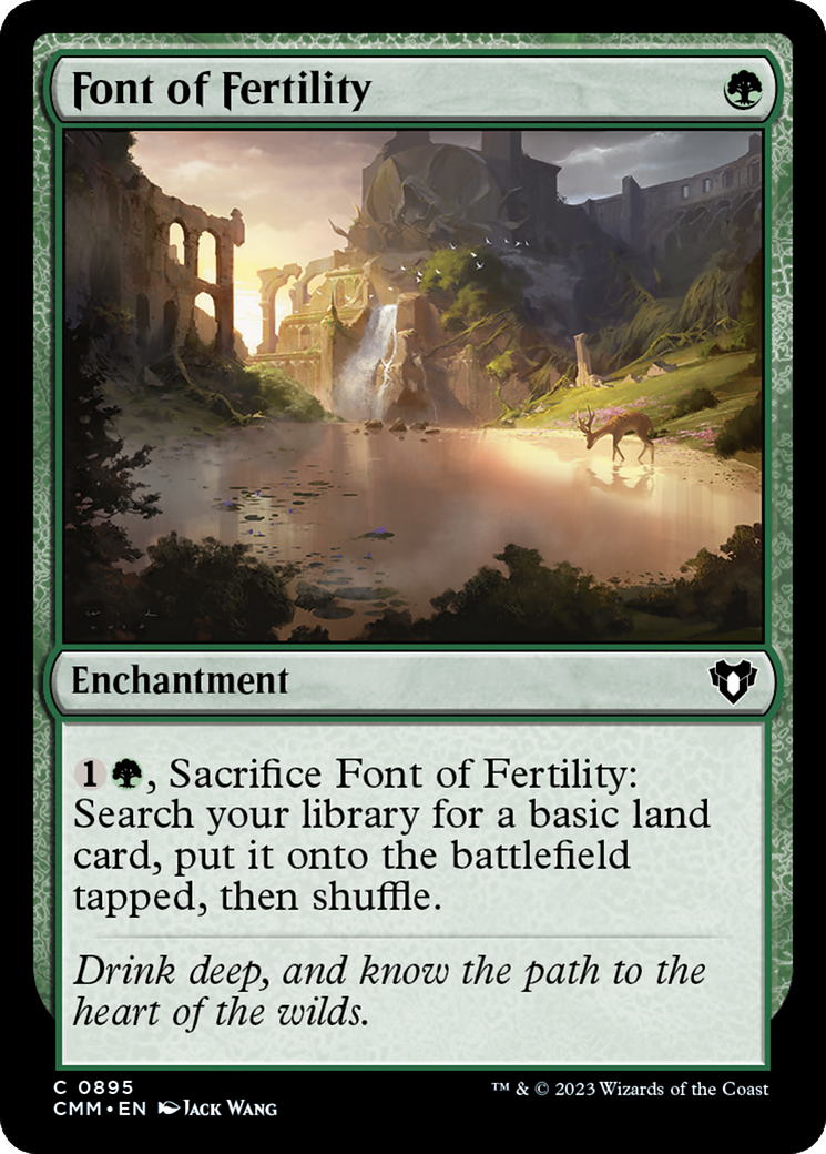 Font of Fertility [Commander Masters] | Jack's On Queen