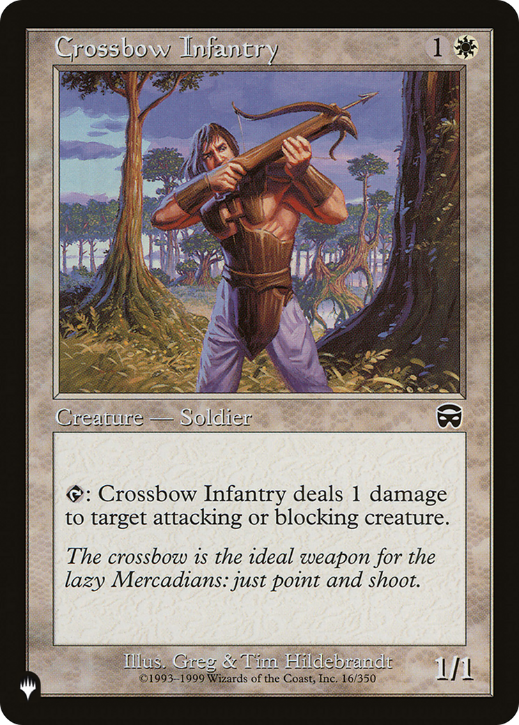 Crossbow Infantry [The List Reprints] | Jack's On Queen