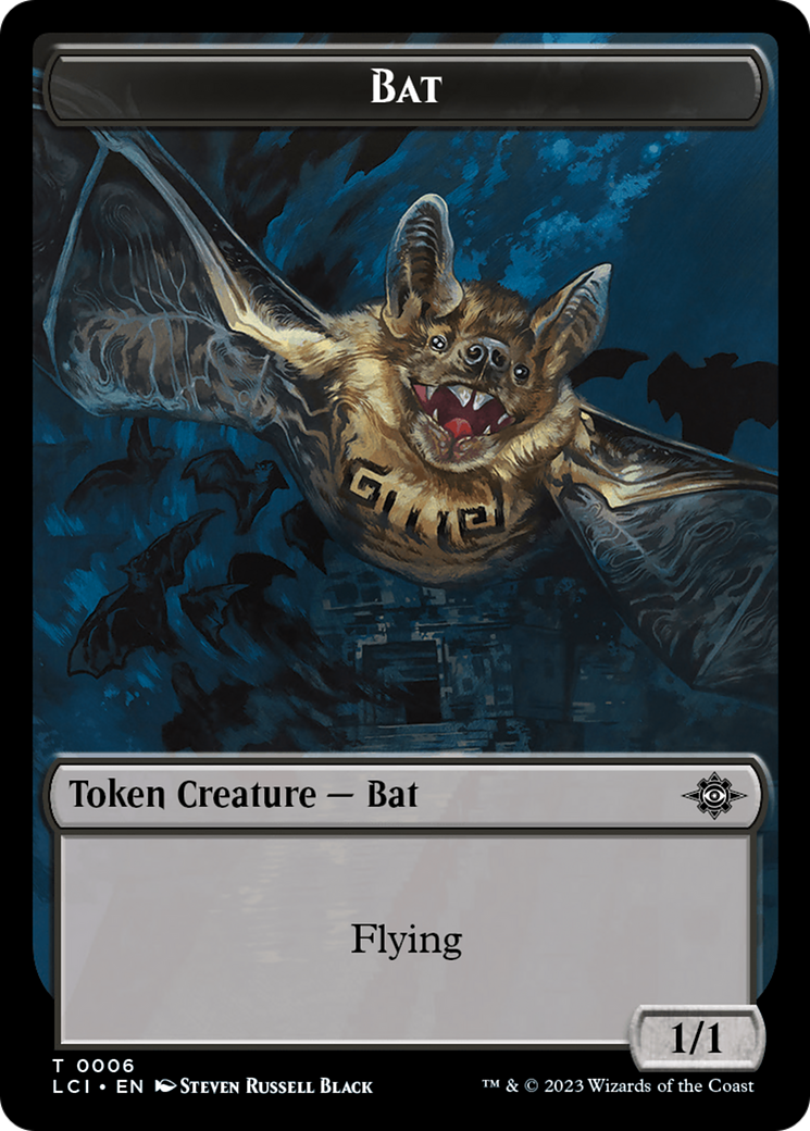 Gnome // Bat Double-Sided Token [The Lost Caverns of Ixalan Tokens] | Jack's On Queen