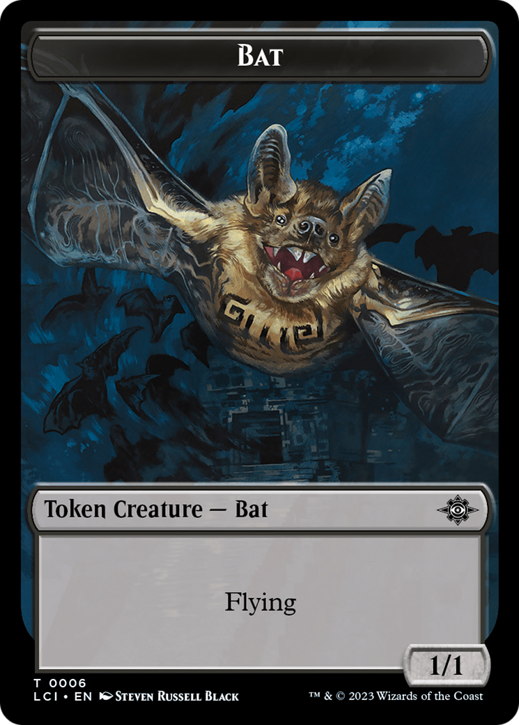 Copy // Bat Double-Sided Token [The Lost Caverns of Ixalan Tokens] | Jack's On Queen