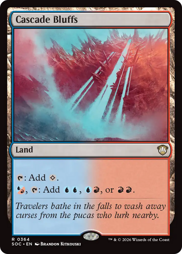 Cascade Bluffs [Secrets of Strixhaven Commander] | Jack's On Queen