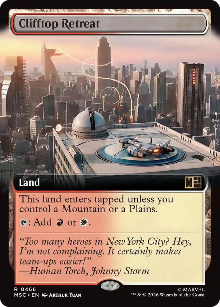 Clifftop Retreat (Extended Art) [Marvel Super Heroes Commander] | Jack's On Queen