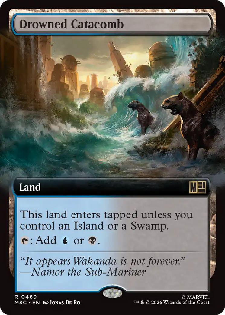 Drowned Catacomb (Extended Art) [Marvel Super Heroes Commander] | Jack's On Queen