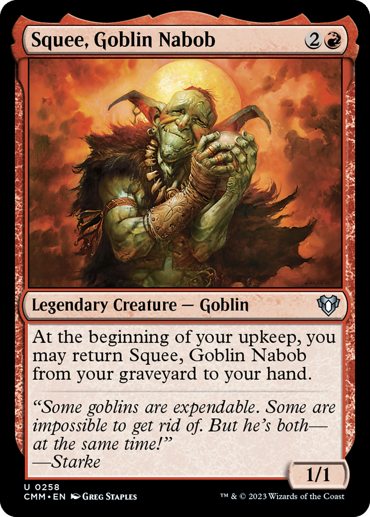 Squee, Goblin Nabob [Commander Masters] | Jack's On Queen
