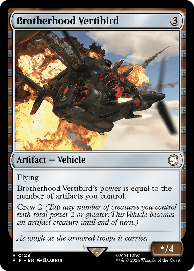 Brotherhood Vertibird [Fallout] | Jack's On Queen