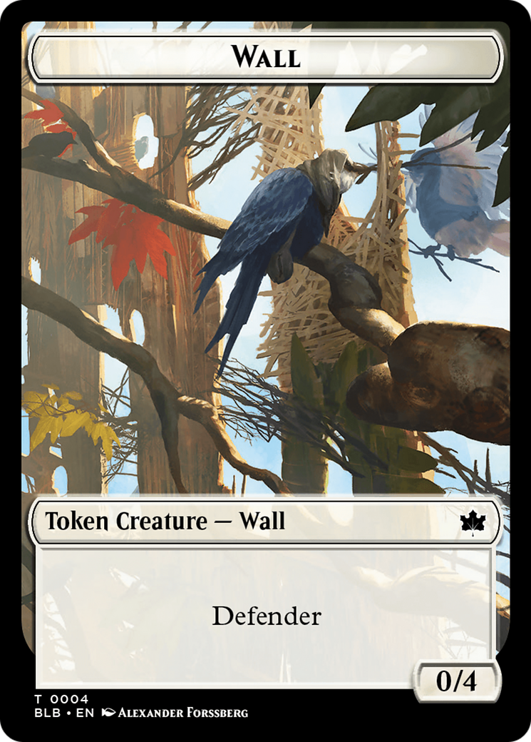 Wall Token [Bloomburrow Tokens] | Jack's On Queen