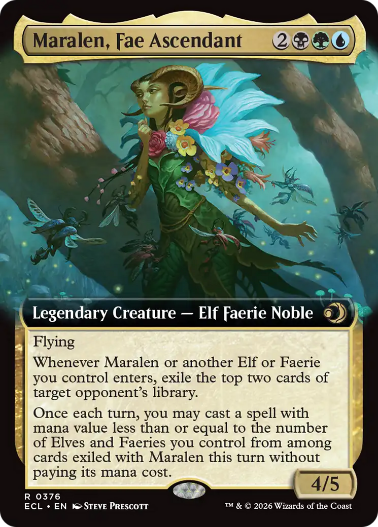 Maralen, Fae Ascendant (Extended Art) [Lorwyn Eclipsed] | Jack's On Queen