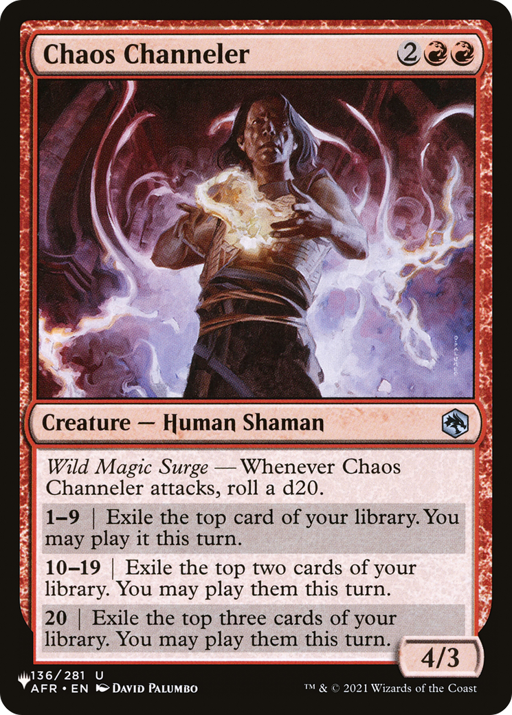 Chaos Channeler [The List Reprints] | Jack's On Queen