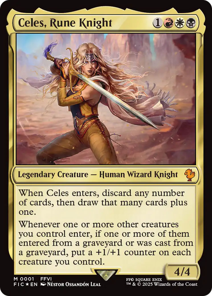Celes, Rune Knight (0001) [FINAL FANTASY Commander] | Jack's On Queen