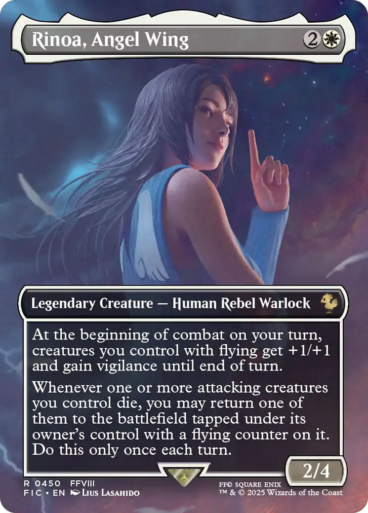 Rinoa, Angel Wing (Borderless) [FINAL FANTASY Commander] | Jack's On Queen