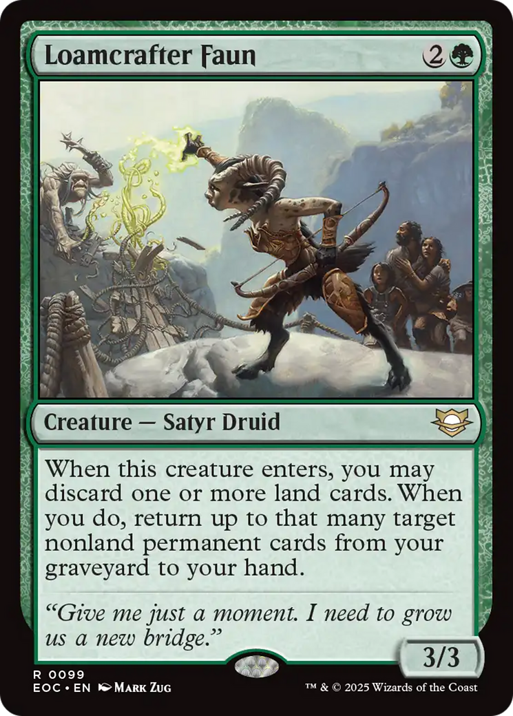 Loamcrafter Faun [Edge of Eternities Commander] | Jack's On Queen