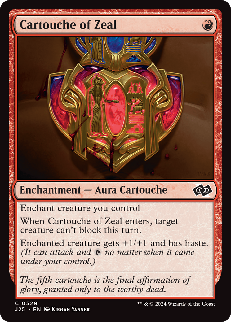 Cartouche of Zeal [Foundations Jumpstart] | Jack's On Queen