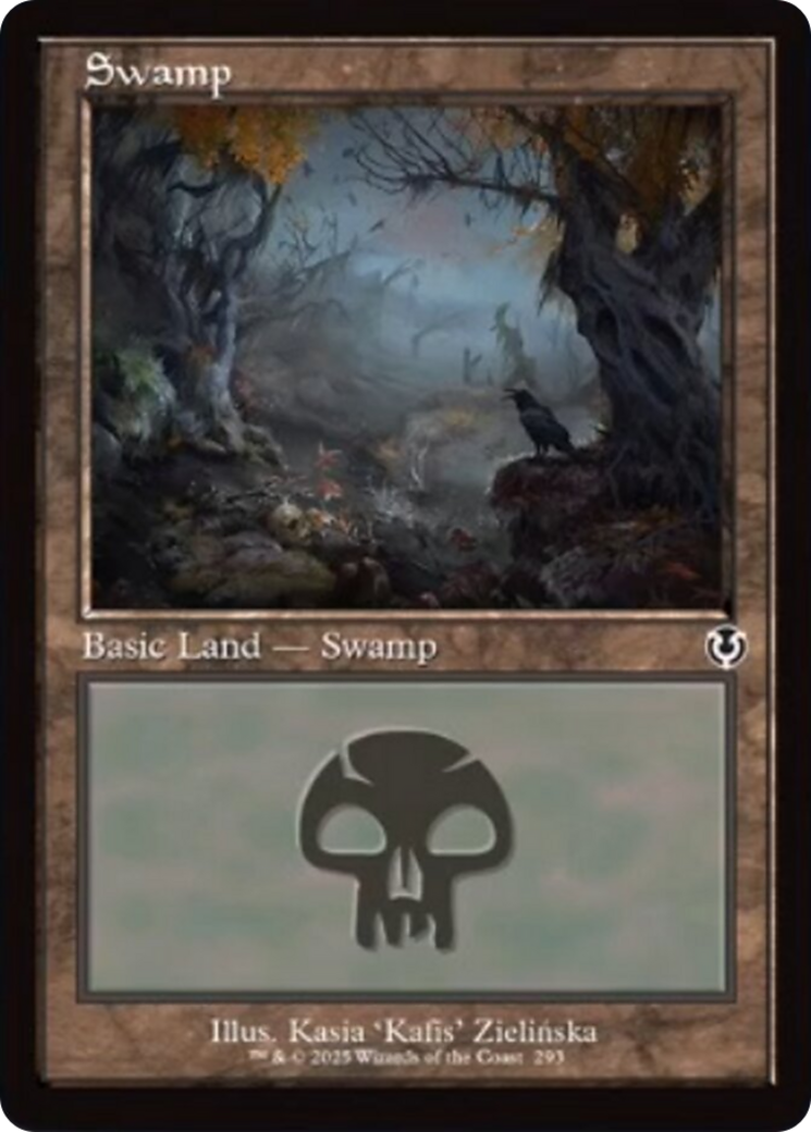 Swamp (293) (Retro Frame) [Innistrad Remastered] | Jack's On Queen