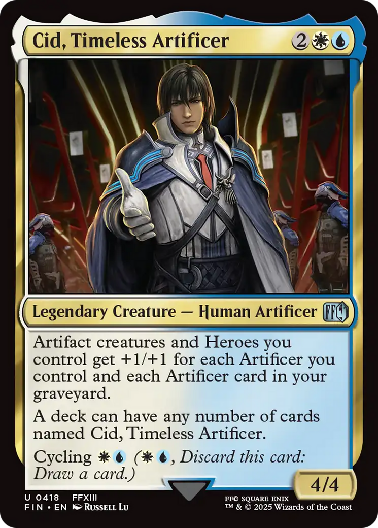 Cid, Timeless Artificer (0418) [FINAL FANTASY] | Jack's On Queen