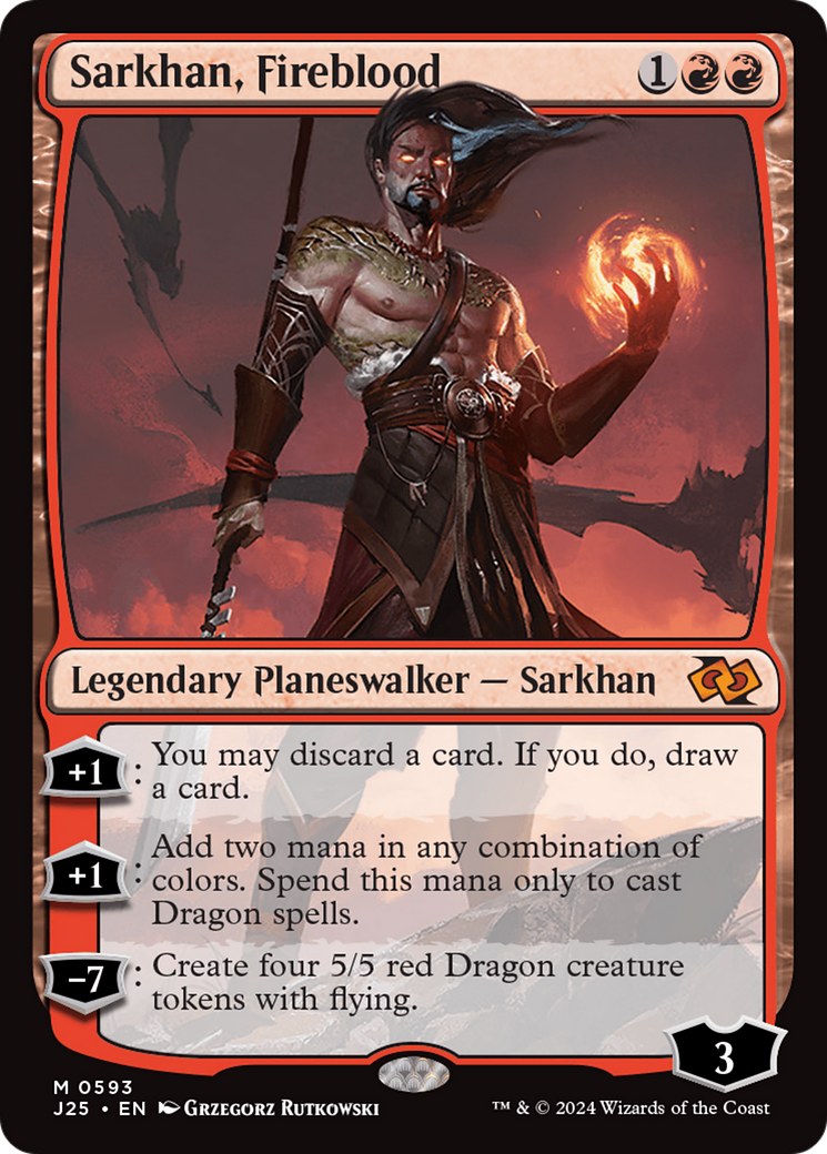 Sarkhan, Fireblood [Foundations Jumpstart] | Jack's On Queen