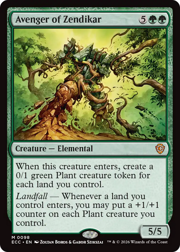 Avenger of Zendikar [Lorwyn Eclipsed Commander] | Jack's On Queen