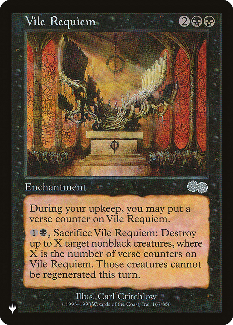 Vile Requiem (USG) [The List Reprints] | Jack's On Queen