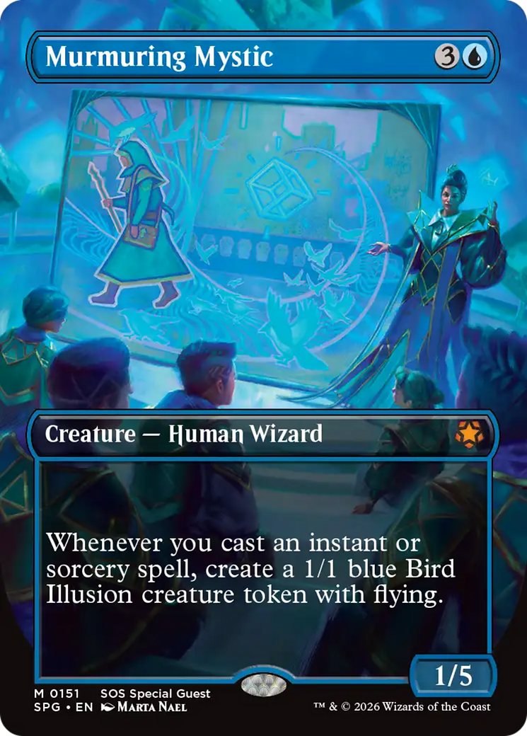 Murmuring Mystic (Borderless) [Secrets of Strixhaven Special Guests] | Jack's On Queen