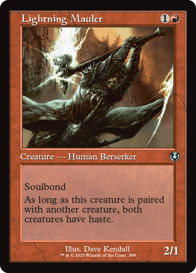 Lightning Mauler (Retro Frame) [Innistrad Remastered] | Jack's On Queen