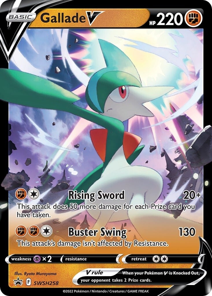 Gallade V (SWSH258) [Sword & Shield: Black Star Promos] | Jack's On Queen