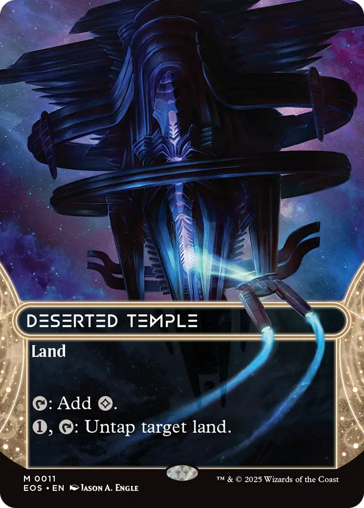 Deserted Temple (0011) (Borderless) [Edge of Eternities: Stellar Sights] | Jack's On Queen