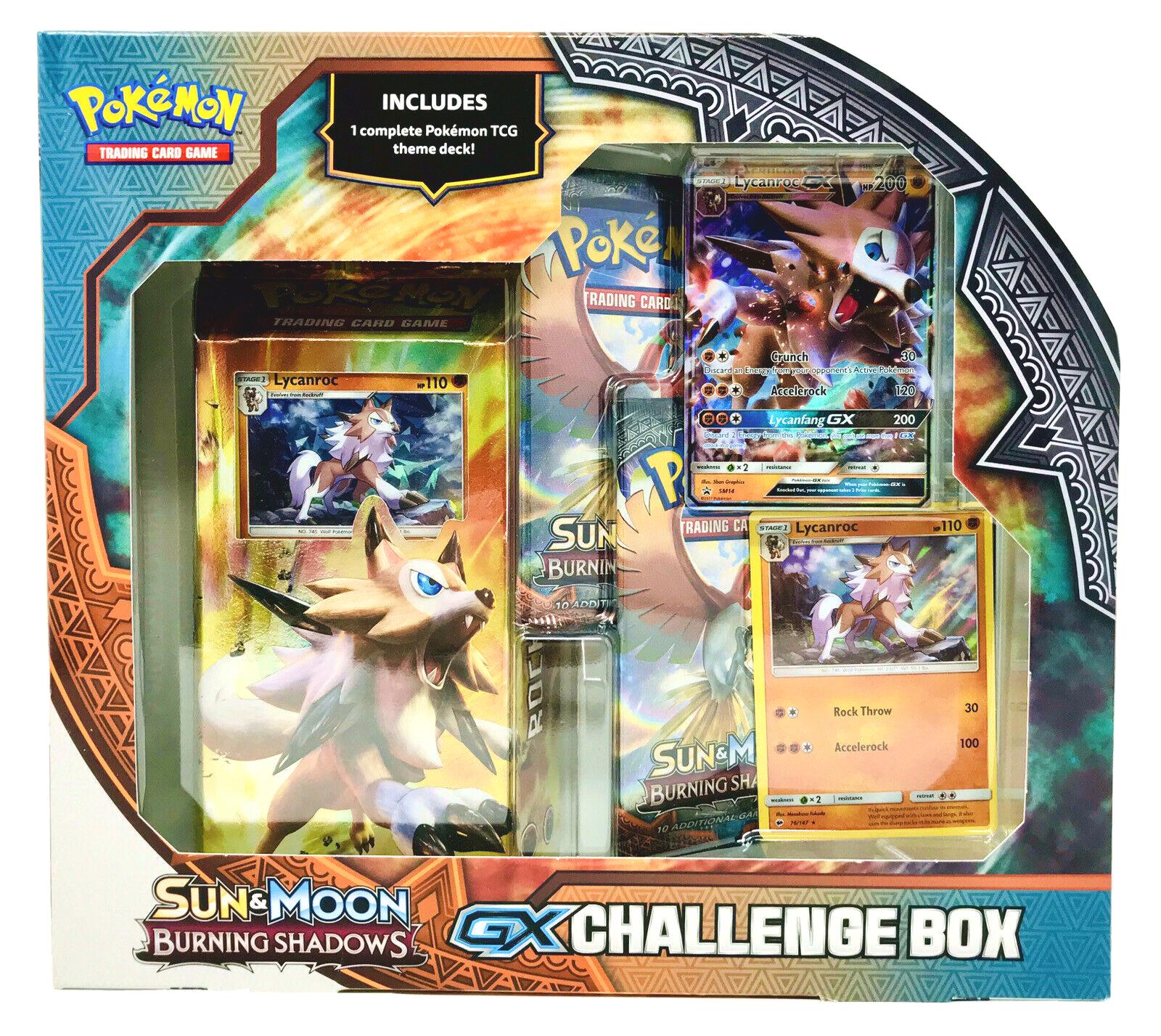 Sun & Moon: Burning Shadows - Challenge Box (Lycanroc GX) | Jack's On Queen