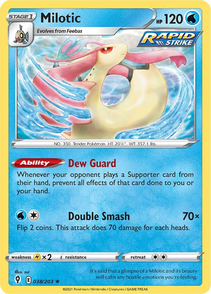 Milotic (038/203) [Sword & Shield: Evolving Skies] | Jack's On Queen