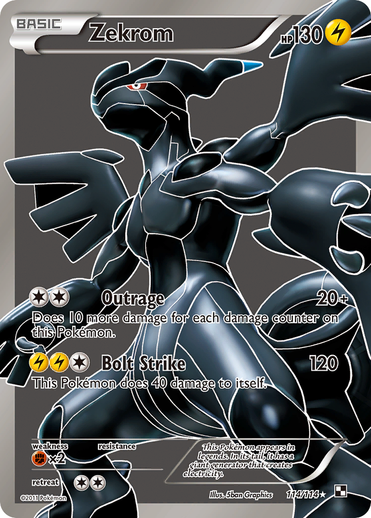 Zekrom (114/114) [Black & White: Base Set] | Jack's On Queen