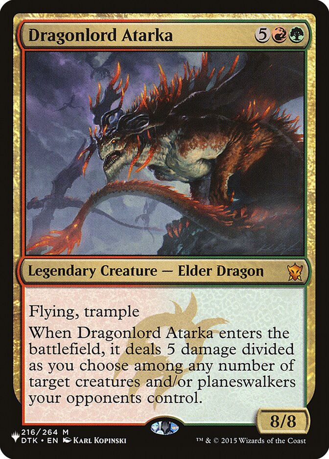 Dragonlord Atarka [The List] | Jack's On Queen
